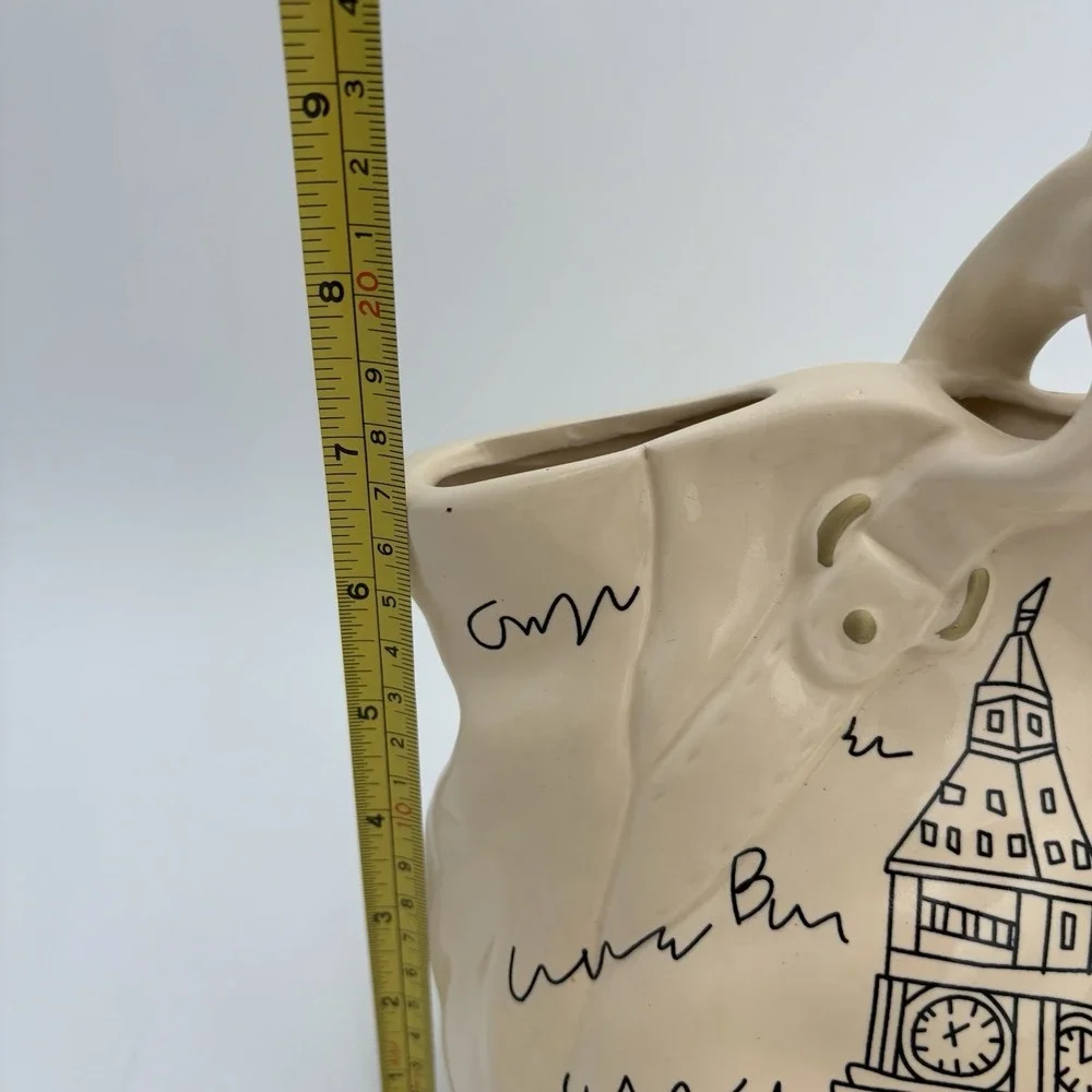 World Traveler Ceramic‎ Handbag Flower Vase Kirkland's Belltower